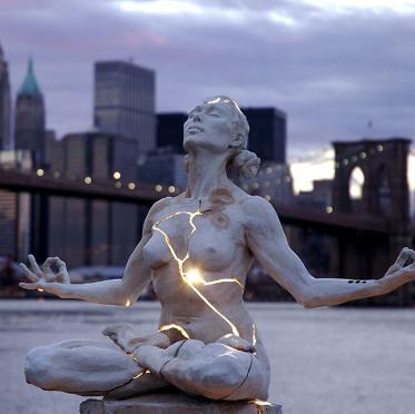 Electromagnetically Empowered Woman Statue 